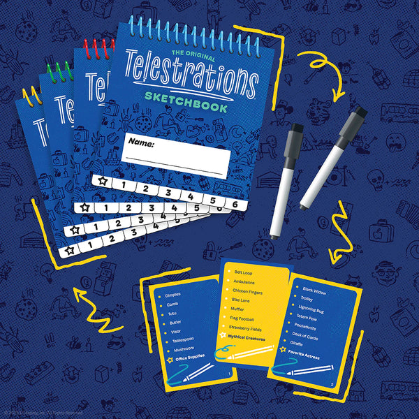 Telestrations 6 Player 2nd Edition - Party Game