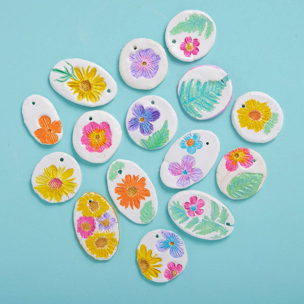 Bright Stripes - WishCraft Flower Power Pottery