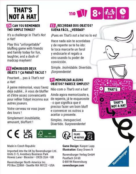 That's Not a Hat - Ages 8+