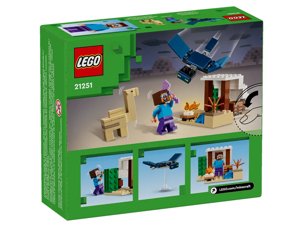 Lego: Minecraft Steve's Desert Expedition - Ages 6+