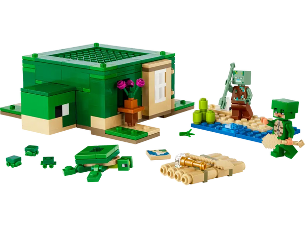 Lego: Minecraft the Turtle Beach House - Ages 8+