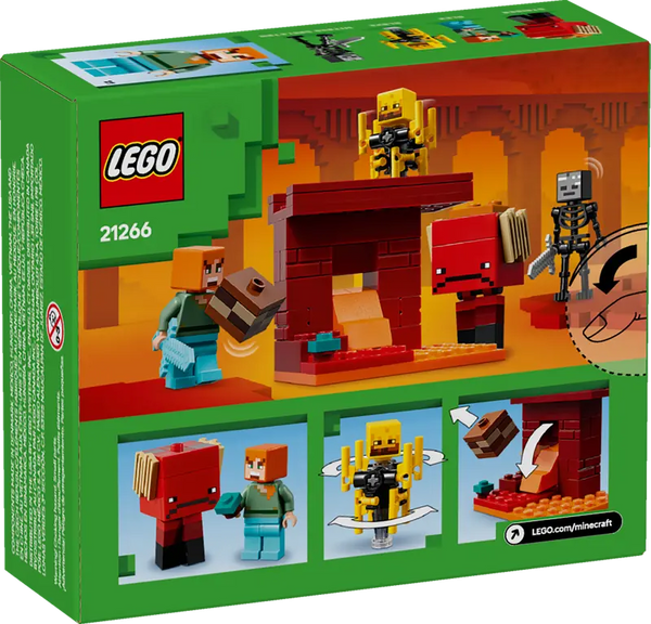 Lego: Minecraft the Nether Lava Battle - Ages 6+