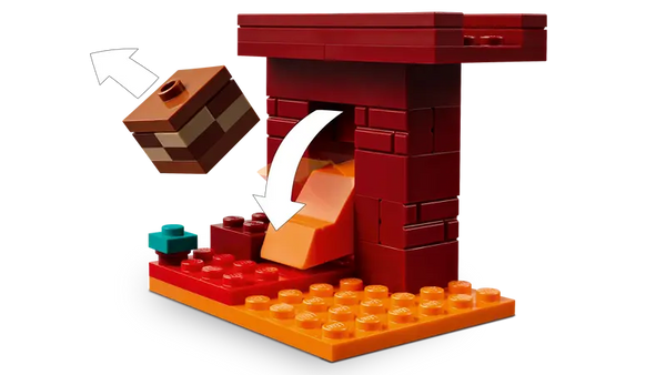 Lego: Minecraft the Nether Lava Battle - Ages 6+