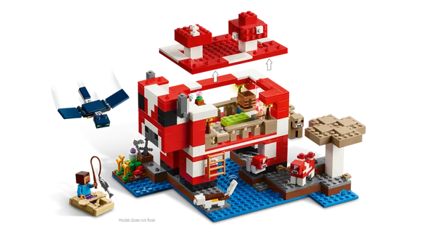 Lego: Minecraft the Mooshroom House - Ages 8+