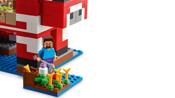 Lego: Minecraft the Mooshroom House - Ages 8+