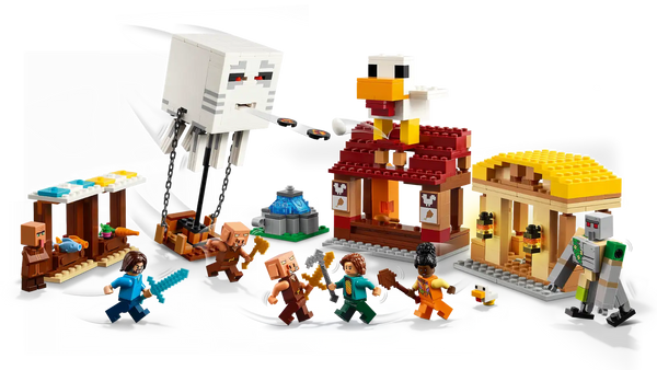 Lego: Minecraft the Ghast Balloon Village Attack - Ages 10+