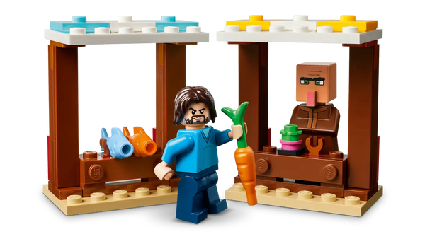 Lego: Minecraft the Ghast Balloon Village Attack - Ages 10+