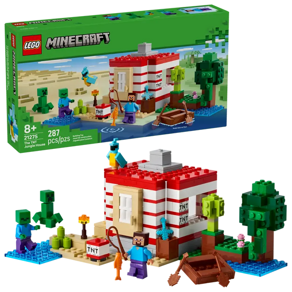 Lego: Minecraft the TNT Jungle House