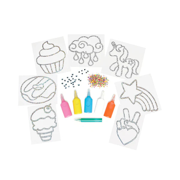 Easy Sparkle Window Art: Rainbow Sprinkles - Ages 6+