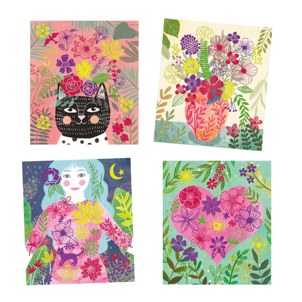 Djeco: Artistic Patch - Petals - Ages 6+