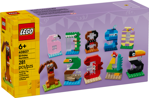 Lego Birthday Numbers