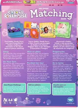 Games: Gabby's Dollhouse Matching Game - Ages 3+