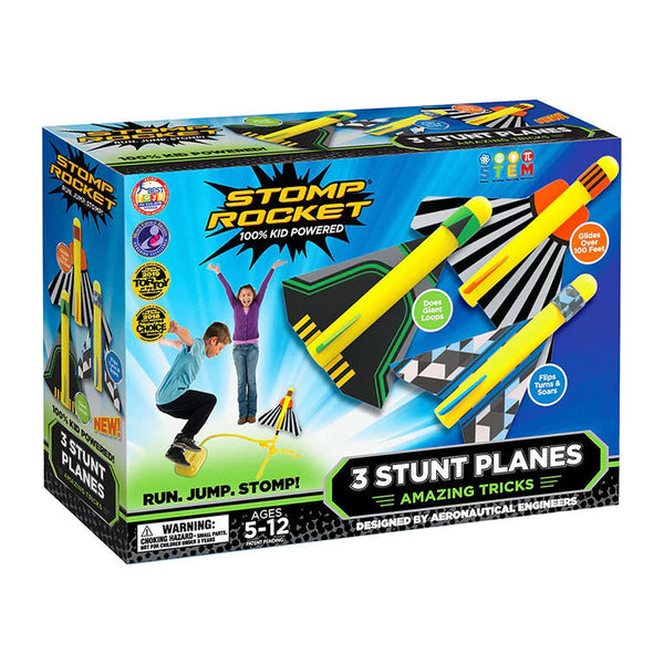 Stomp Rocket: 3 Stunt Planes - Ages 5+