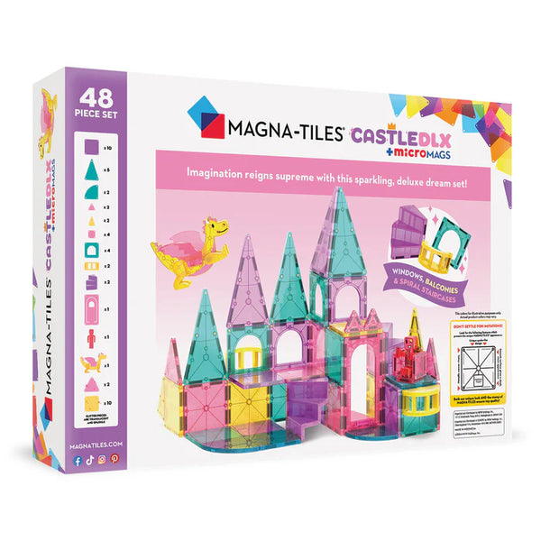 Magna-Tiles Castle 48 Piece Deluxe Set