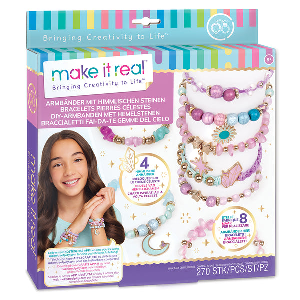 Make It Real: Celestial Stone Bracelet Kit - Ages 8+