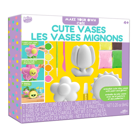 Anker Art: Cute Vases - Make Your Own - Ages 4+