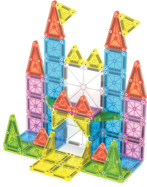 Magna-Tiles MicroMAGS Travel Deluxe 55 Piece Set