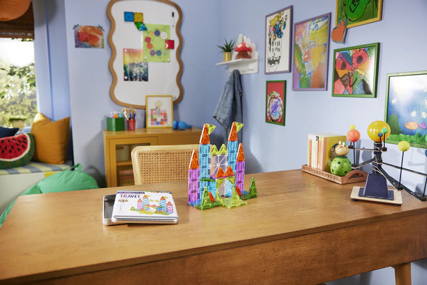 Magna-Tiles MicroMAGS Travel Deluxe 55 Piece Set