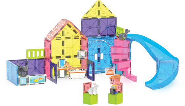 Magna-Tiles Pet Playhouse 50 Piece Set