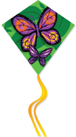 Kite: 25" Diamond -Butterflies - Ages 8+