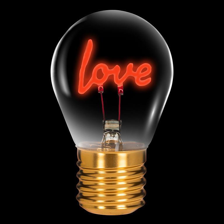 Love Neon LED - Lightbulb  Red - Age 6+