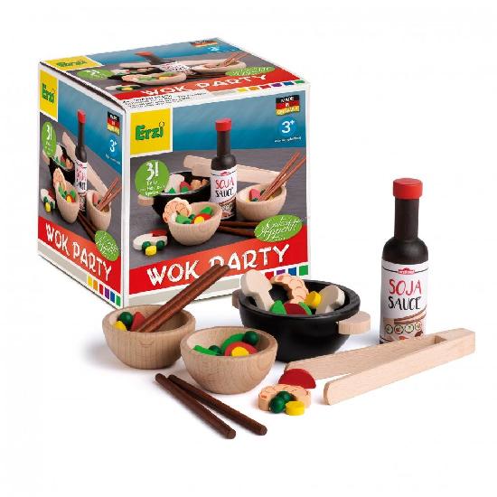 Erzi Wooden Wok Party Play Set