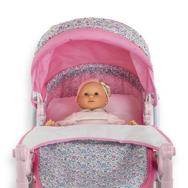 Corolle: Flowered Carriage for 14-20" Dolls - Ages 3+
