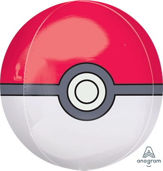 Pokeball Pokemon Orbz XL Balloon 16"