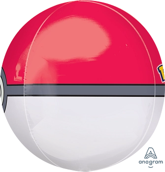 Pokeball Pokemon Orbz XL Balloon 16"