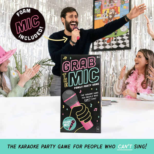 Grab the Mic - the Karaoke Party Game for People Who Can't Sing!