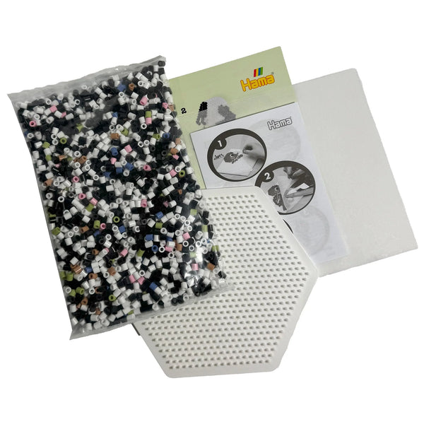 Hama: Midi Beads Gift Box 3D Panda 2025 - Ages 5+
