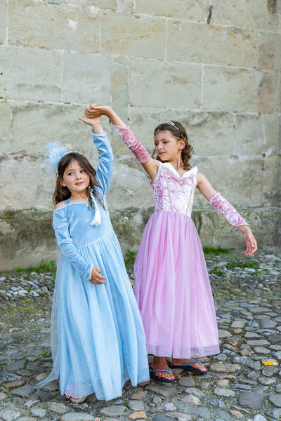 GP: Velvety Soft Sisters Forever Princess Dress - Size 3-4
