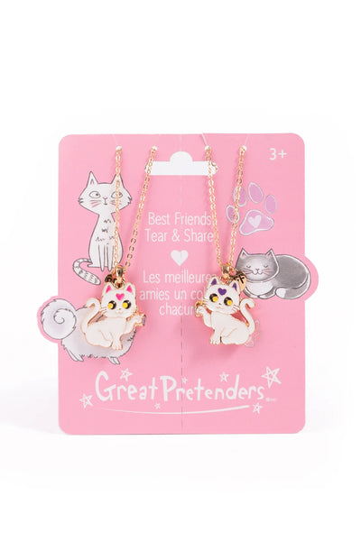GP: Smitten Kitten Tear & Share Necklaces - 2pc - Ages 3+
