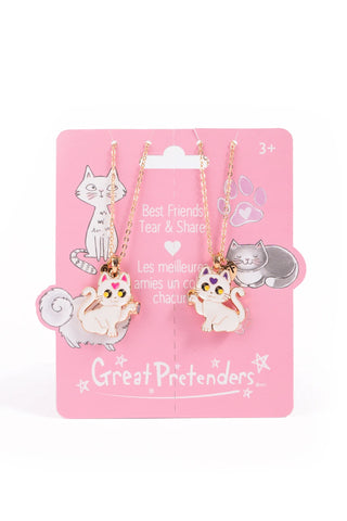 GP: Smitten Kitten Tear & Share Necklaces - 2pc - Ages 3+