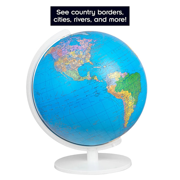 Illuminated Geopolitical Globe - Thames & Kosmos
