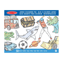 MD: Jumbo Colouring Pad: Blue - Ages 3+