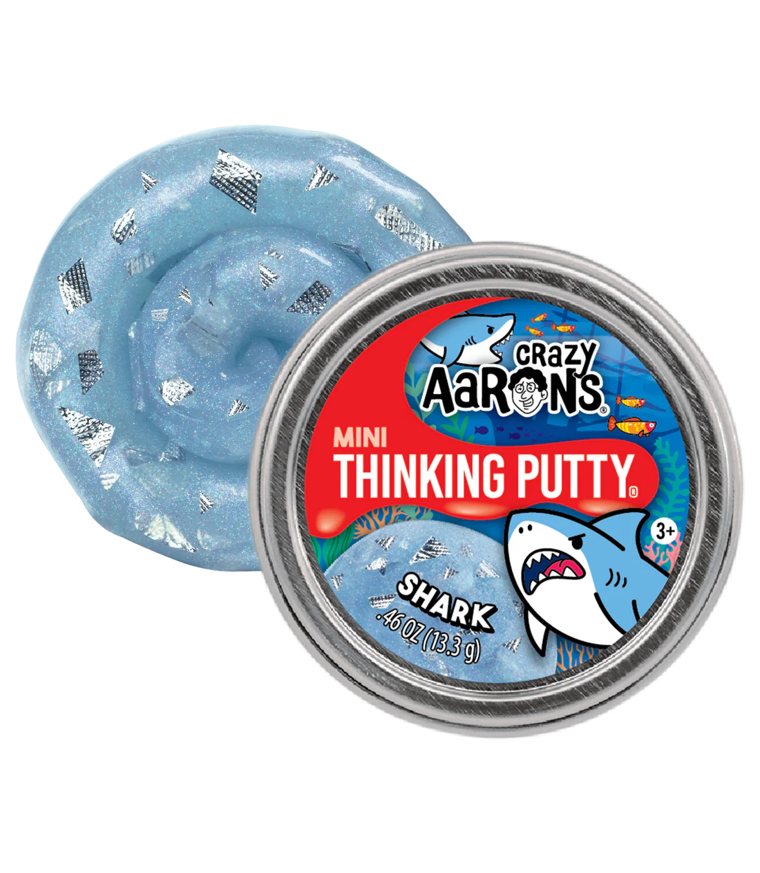 Loot: Thinking Putty 2" Mini Tin Shark - Ages 3+