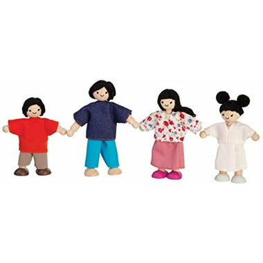 Plan: Doll Family Fair Skin Tone Brown Hair - Age 3+