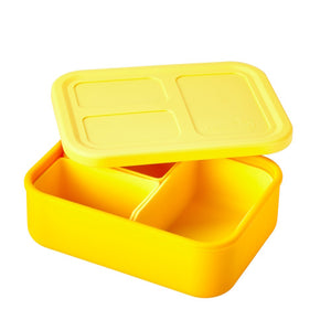 Lunchbots Silicone Bento Box Medium - Sand - All ages