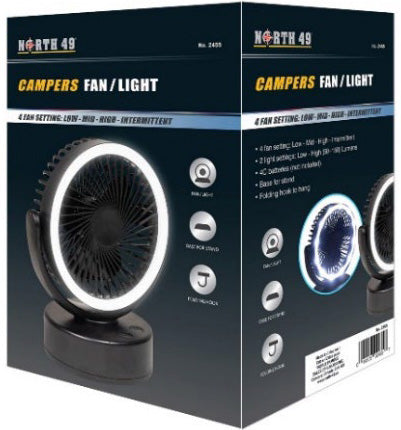 Portable Camper Fan & Light
