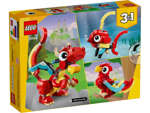 Lego: Creator Red Dragon - Ages 6+