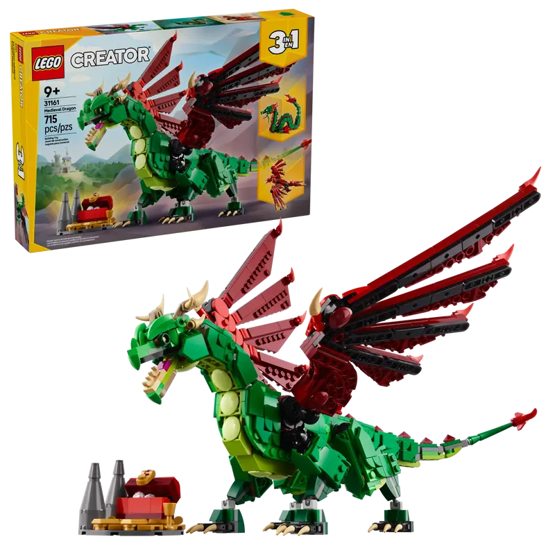 Lego: Creator Medieval Dragon - Ages 9+