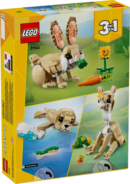 Lego: Creator Cute Bunny - Ages 8+