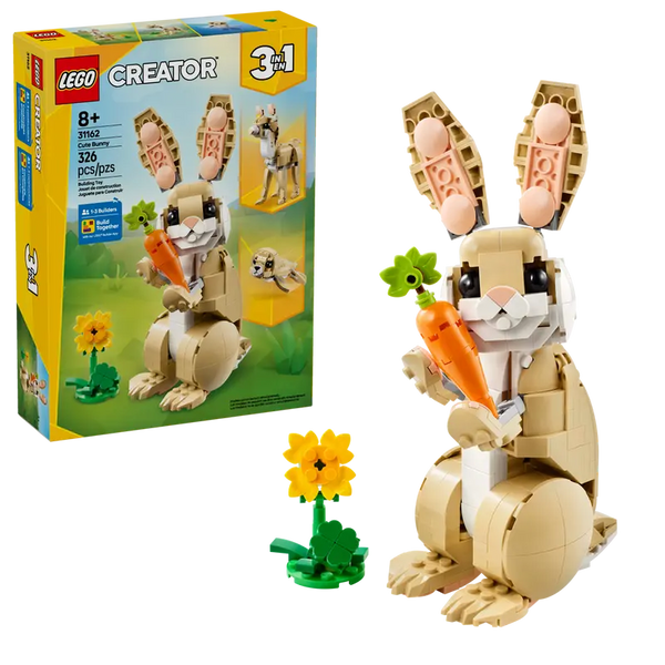 Lego: Creator Cute Bunny - Ages 8+