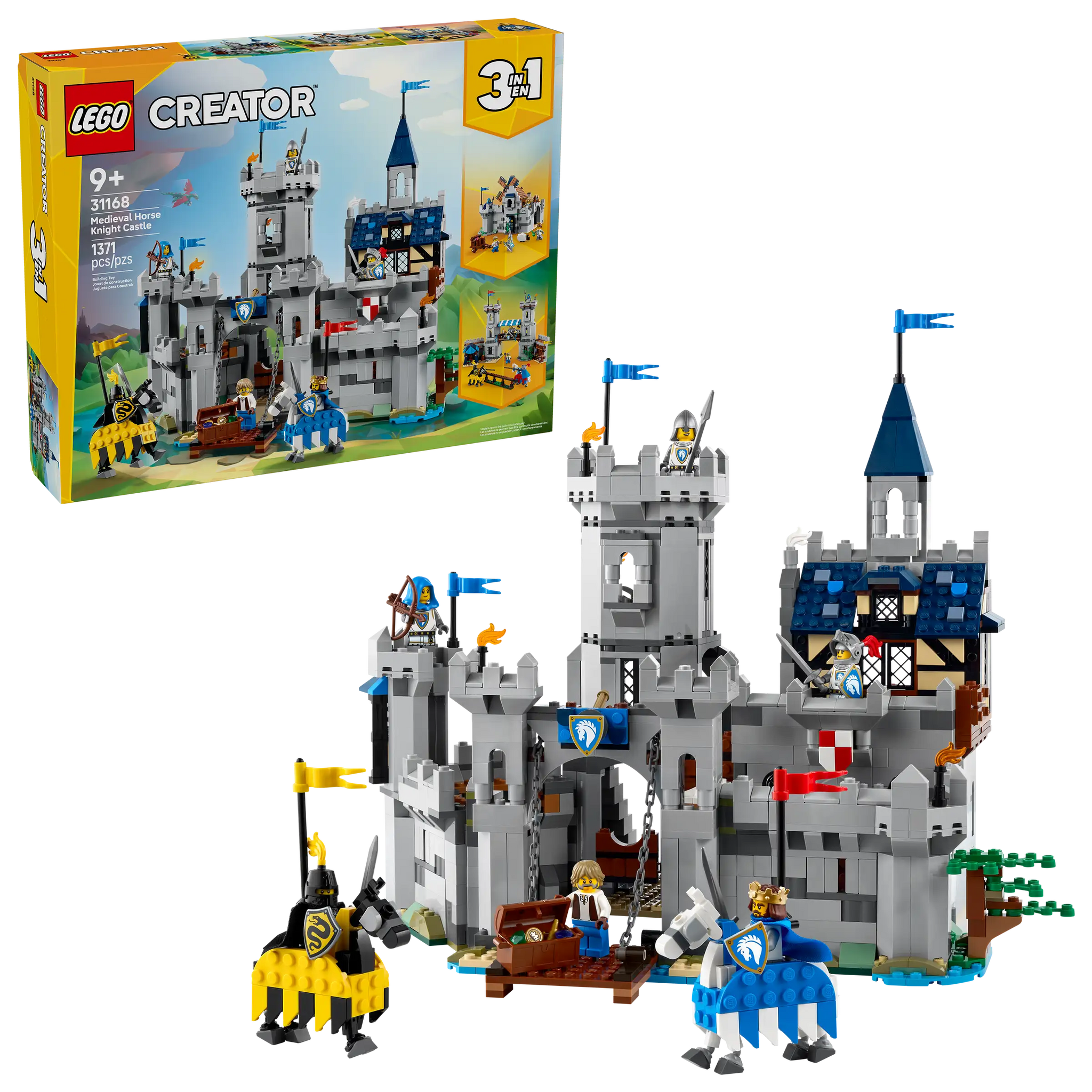 Lego: Creator - Medieval Horse Knight Castle - Ages 7+