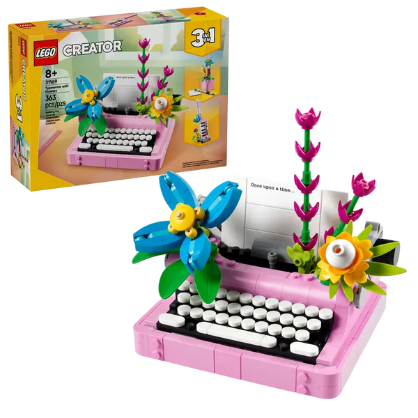 Lego: Creator Typewriter with Flowers - Ages 8+