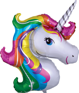 33" Balloon: Rainbow Unicorn