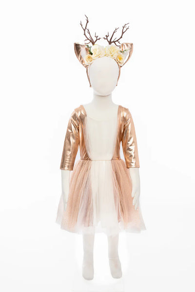 GP: Woodland Deer Dress with Headband - Multiple Sizes Available