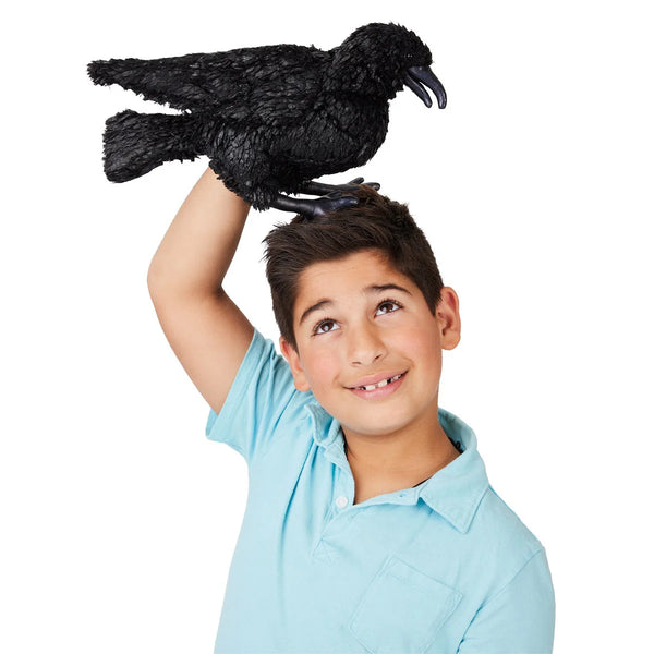 Folkmanis: Crow Puppet - Ages 3+