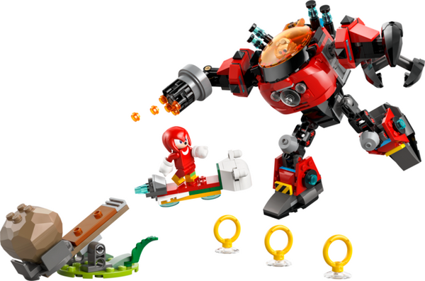Lego: Knuckles vs. Dr. Eggman - Egg Crusher Mech Ages 8+